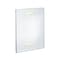 Azar Displays Clear Acrylic 11'' x 14'' Adhesive U-Frame, 10PK 122046 - alternate 3